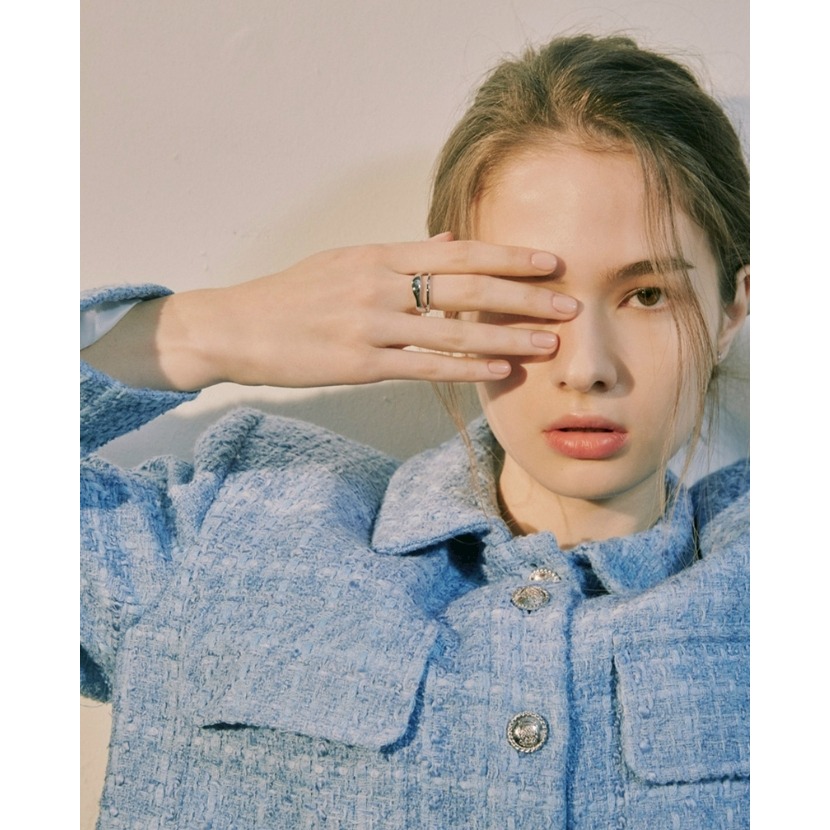 [預購 每周日中午 12:00收單] 2026 韓國  HEI 秀智,金宣虎戴 bold two lines ring-細節圖5