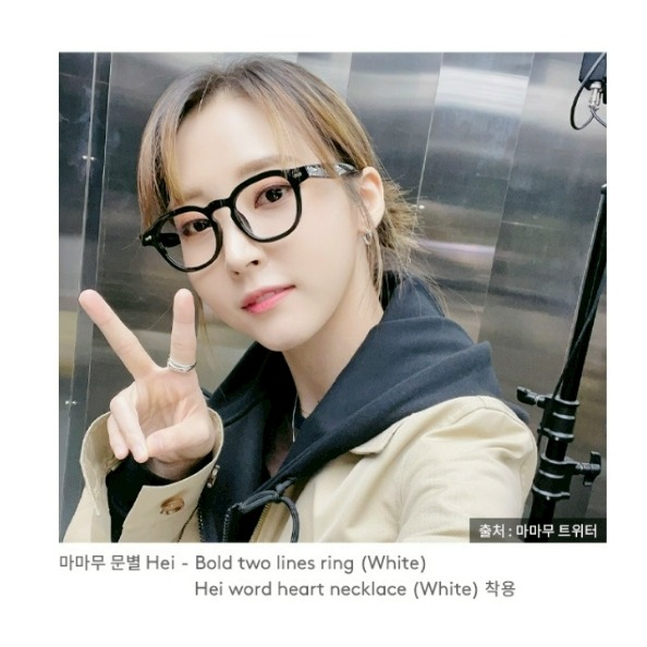 [預購 每周日中午 12:00收單] 2026 韓國  HEI 秀智,金宣虎戴 bold two lines ring-細節圖7