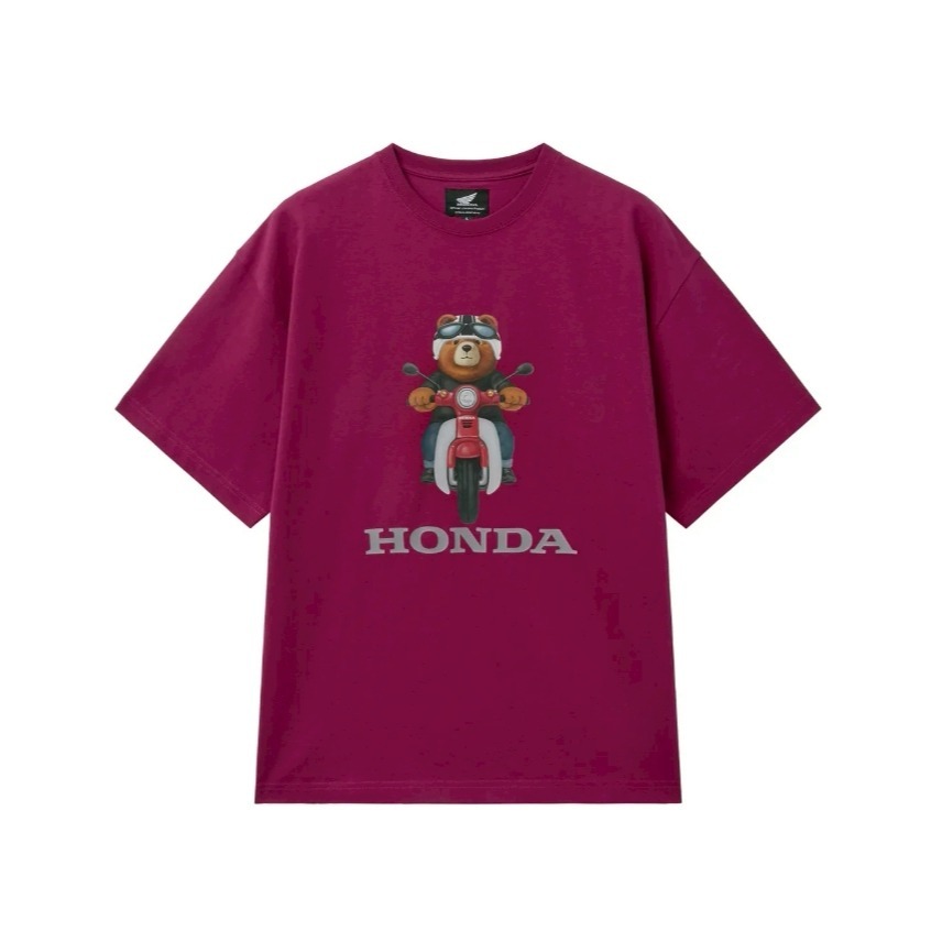 [預購 每周日中午 12:00收單] 2026 韓國  Honda  復古摩托車熊熊上衣-規格圖5