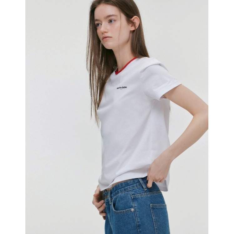 [預購 每周日中午 12:00收單] [2026 韓國 夏女裝 MARIE CLAIRE  小標LOGO 1+1套裝組-細節圖2