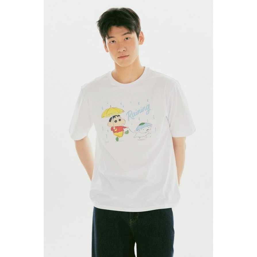 [預購 每周日中午 12:00收單] 2026 韓國 SPAO 蠟筆小新系列短袖上衣-細節圖4