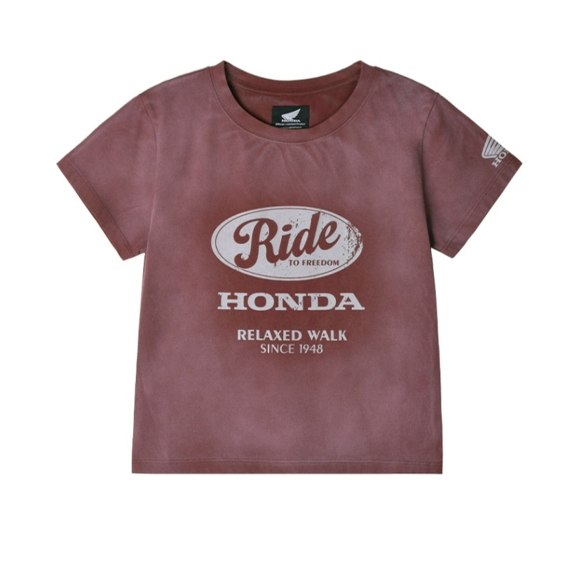 [預購 每周日中午 12:00收單] 2026 韓國 26春夏新款  HONDA 水洗短袖上衣 女款-規格圖8