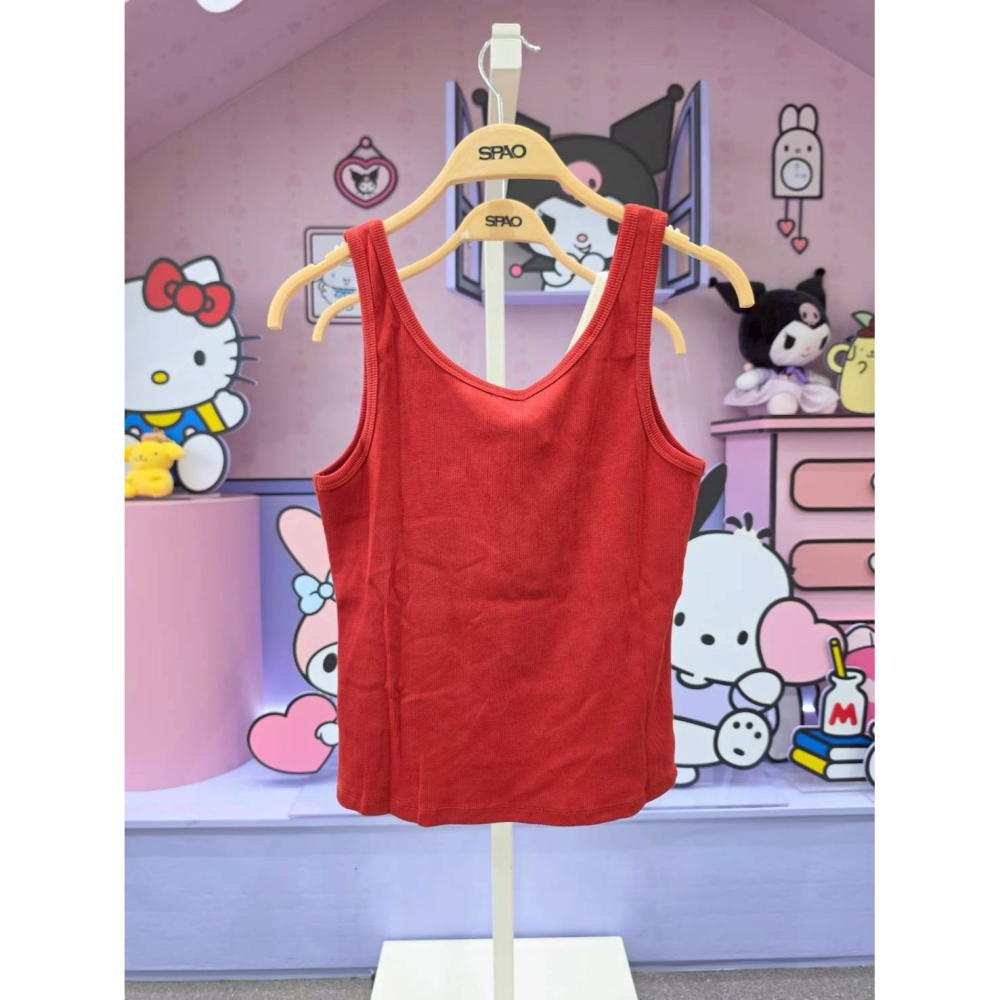 [預購 每周日中午 12:00收單] 2026 韓國 春夏女裝 SPAO 26春夏新款 棉質背心-細節圖10