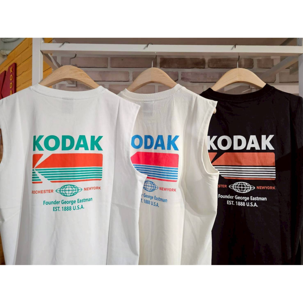 [預購 每周日中午 12:00收單] 2026 韓國  KODAK 柯達  LOGO背心-細節圖2