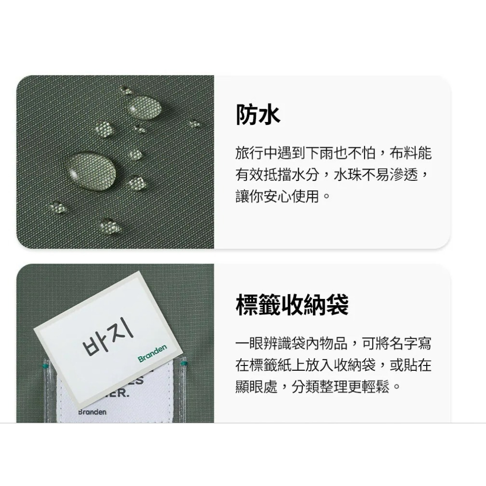 [閃購 2026.08.09 中午12:00收單] 2026 韓國  BRANDEN 極致壓縮收納包 S / M / L-細節圖8