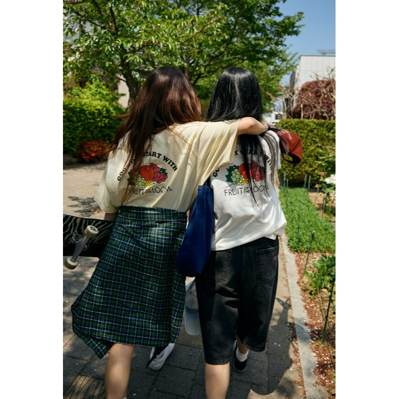 [預購 每周日中午 12:00收單] 2026 韓國 FRUIT OF THE LOOM   美國棉經典標誌短袖 T-細節圖2