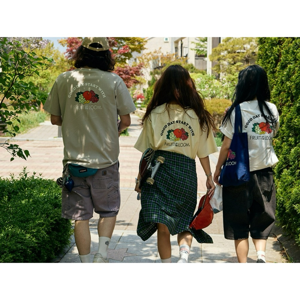 [預購 每周日中午 12:00收單] 2026 韓國 FRUIT OF THE LOOM   美國棉經典標誌短袖 T-細節圖4