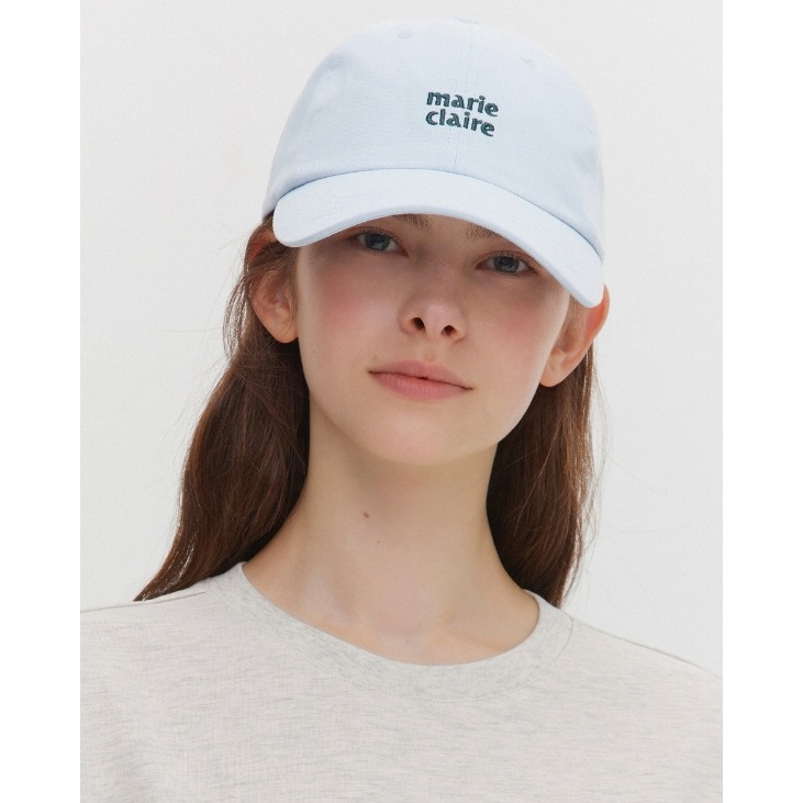 [韓國打折ing][預購 每周日中午 12:00收單] 2026 韓國 MARIE CLAIRE LOGO刺繡棒球帽-細節圖3