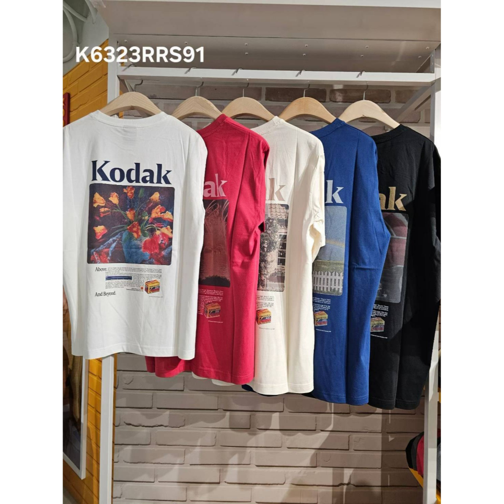 [預購 每周日中午 12:00收單] 2026 韓國 KODAK 新款 LOGO短袖上衣-細節圖6