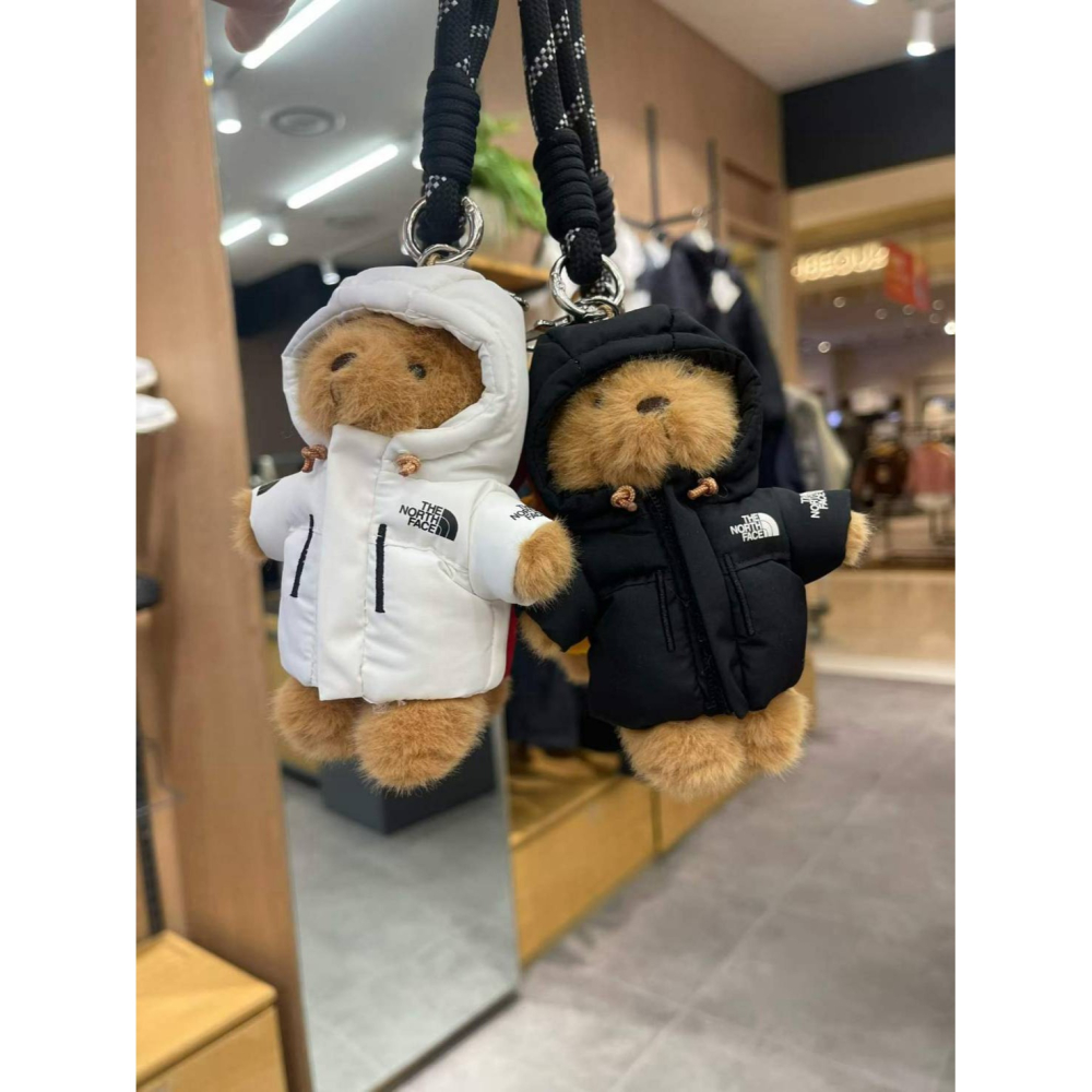 [預購 每周日中午 12:00收單] 2026 韓國 時尚配件 NORTH FACE 熊熊外套吊飾-細節圖7