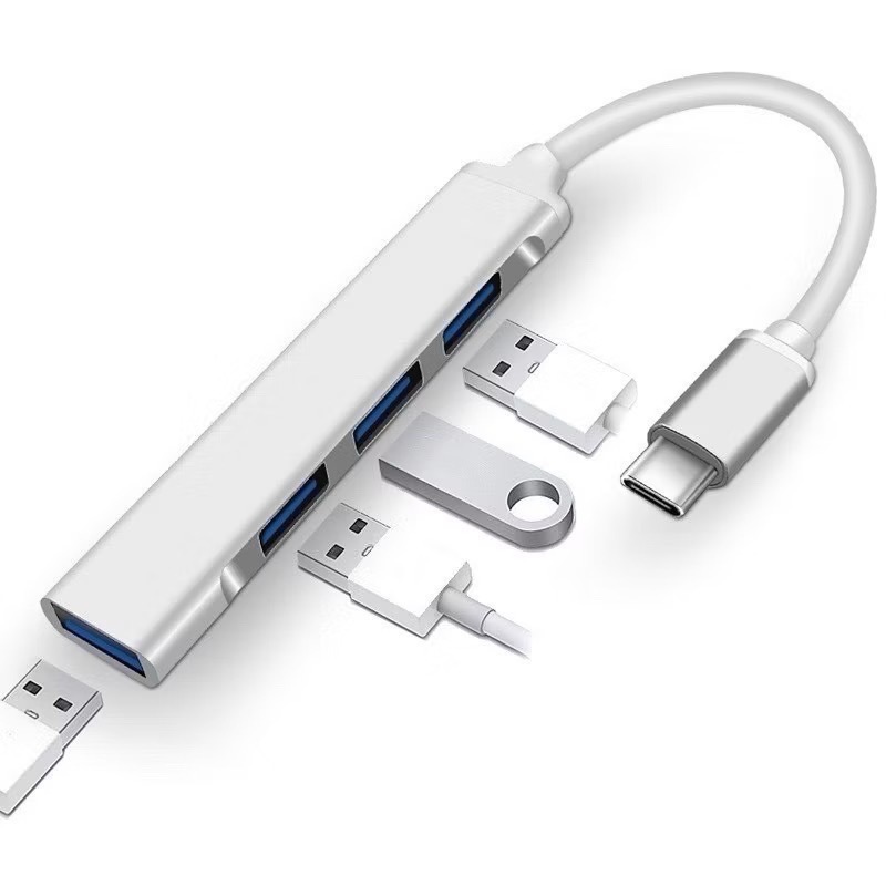 四合一數據擴展器 四孔USB 分線器 Type-C集線器 USB HUB集線器 電腦 擴充 USB筆電HUB【禹禹購物】-規格圖10
