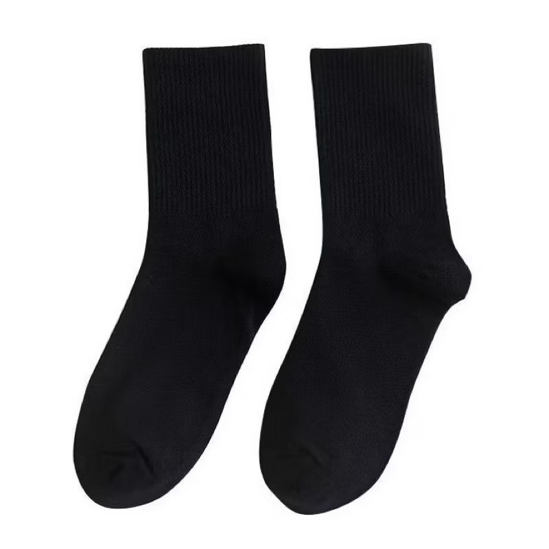 【點點生活】素色中筒襪 女生襪子 學生襪 中筒襪 女襪 襪子男 素色學生襪 白襪 棉襪 襪子 素色襪子-細節圖9