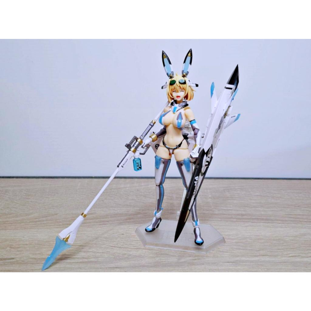 【出清二手公仔】FIGMA 530 Sophia F. Shirring 原創兔女郎 泳裝 1/12 可動 完成品-細節圖2