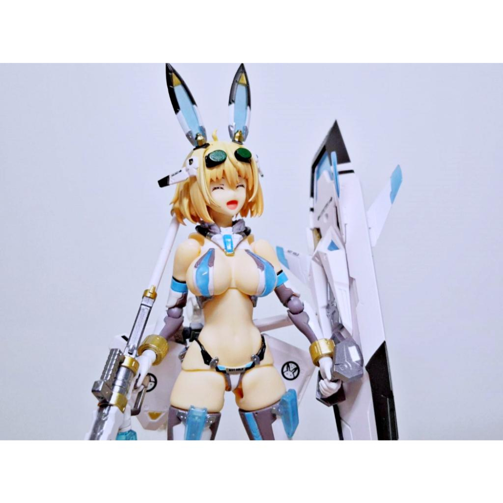 【出清二手公仔】FIGMA 530 Sophia F. Shirring 原創兔女郎 泳裝 1/12 可動 完成品-細節圖4