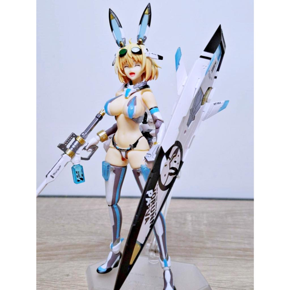 【出清二手公仔】FIGMA 530 Sophia F. Shirring 原創兔女郎 泳裝 1/12 可動 完成品-細節圖7