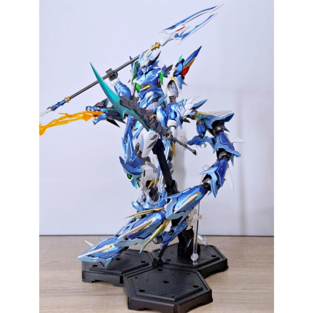 【出清已組模型】摩動核 敖丙 精緻版 地會星 寒龍子 星甲魂將傳 合金骨架 1/100 組裝 模型 素組 完成品 殺肉-細節圖4