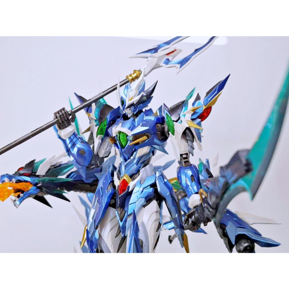 【出清已組模型】摩動核 敖丙 精緻版 地會星 寒龍子 星甲魂將傳 合金骨架 1/100 組裝 模型 素組 完成品 殺肉-細節圖5