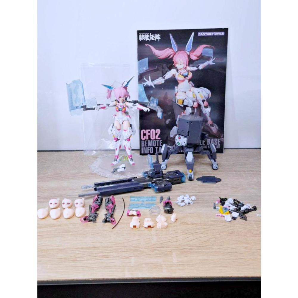 【出清已組模型】核能矩陣 賽博森林 天眼躍兔 1/12 機娘 組裝 模型 素組 完成品 殺肉-細節圖2