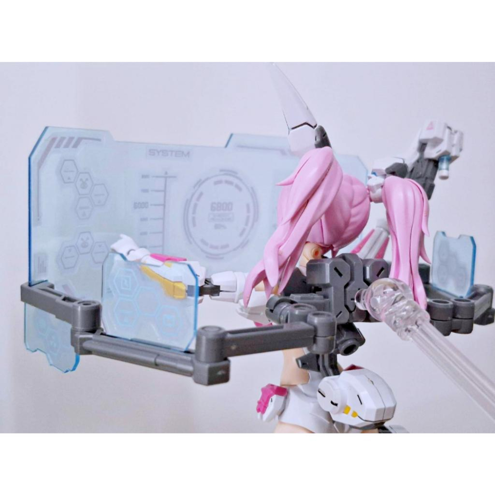 【出清已組模型】核能矩陣 賽博森林 天眼躍兔 1/12 機娘 組裝 模型 素組 完成品 殺肉-細節圖4