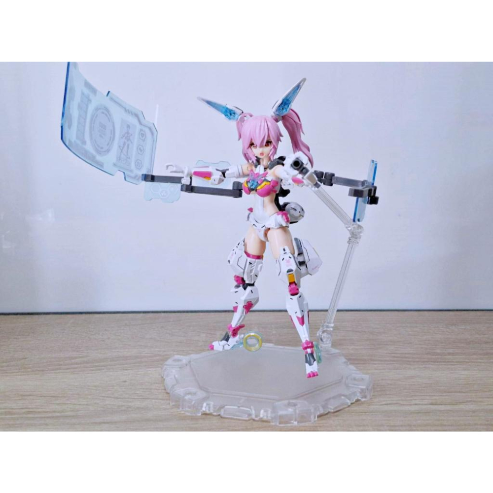 【出清已組模型】核能矩陣 賽博森林 天眼躍兔 1/12 機娘 組裝 模型 素組 完成品 殺肉-細節圖5