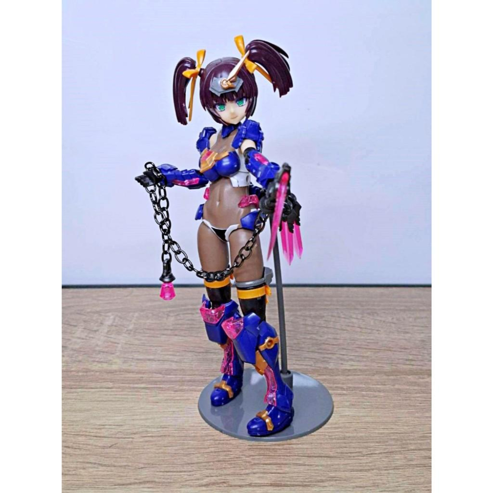 【出清已組模型】 壽屋 FAG 骨裝機娘 綾月 機甲少女 機娘 武士 組裝 模型 素組 1/12 可動 禍月 殺肉-細節圖2