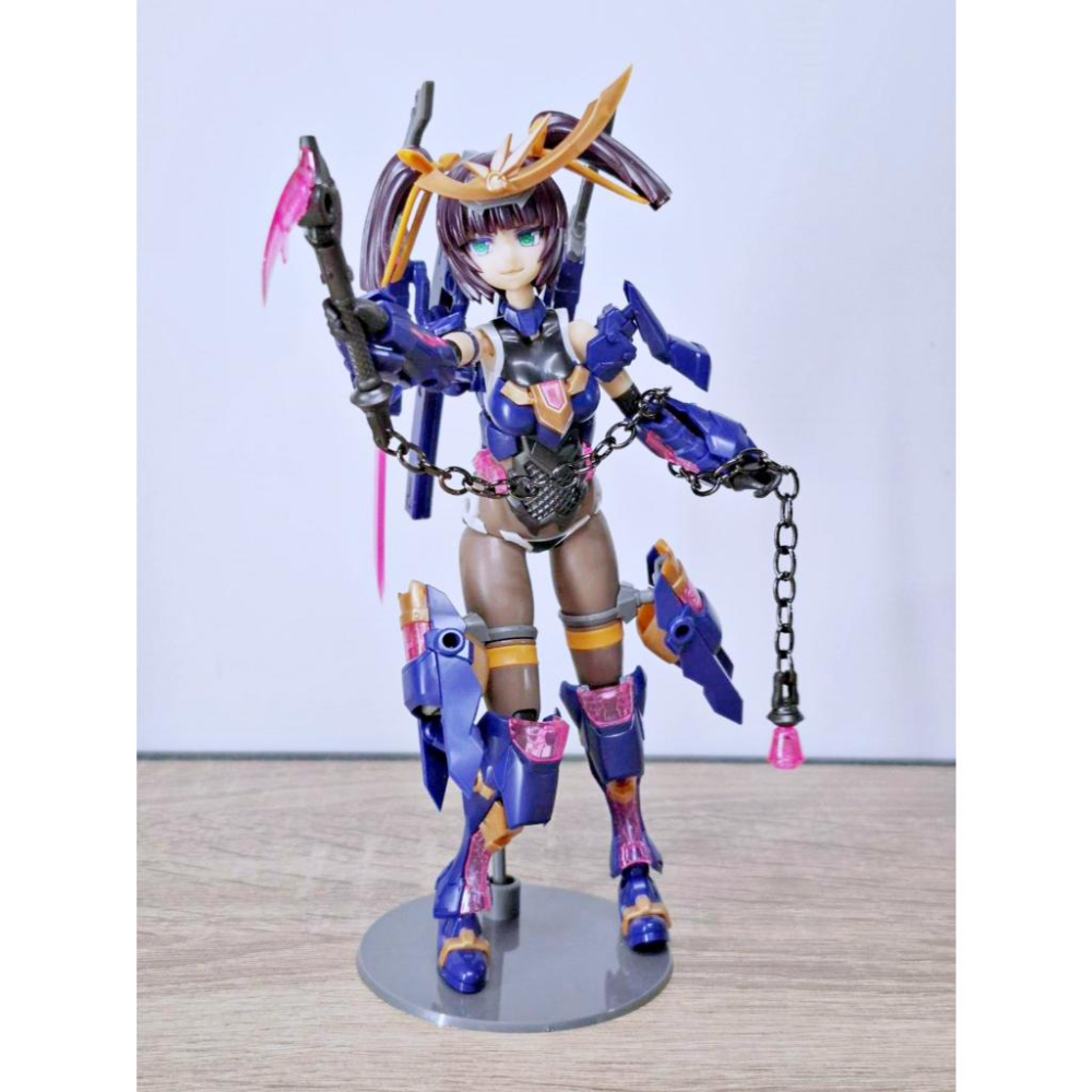 【出清已組模型】 壽屋 FAG 骨裝機娘 綾月 機甲少女 機娘 武士 組裝 模型 素組 1/12 可動 禍月 殺肉-細節圖3