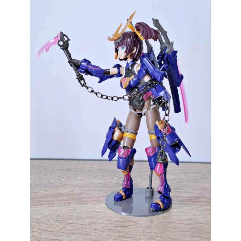 【出清已組模型】 壽屋 FAG 骨裝機娘 綾月 機甲少女 機娘 武士 組裝 模型 素組 1/12 可動 禍月 殺肉-細節圖5