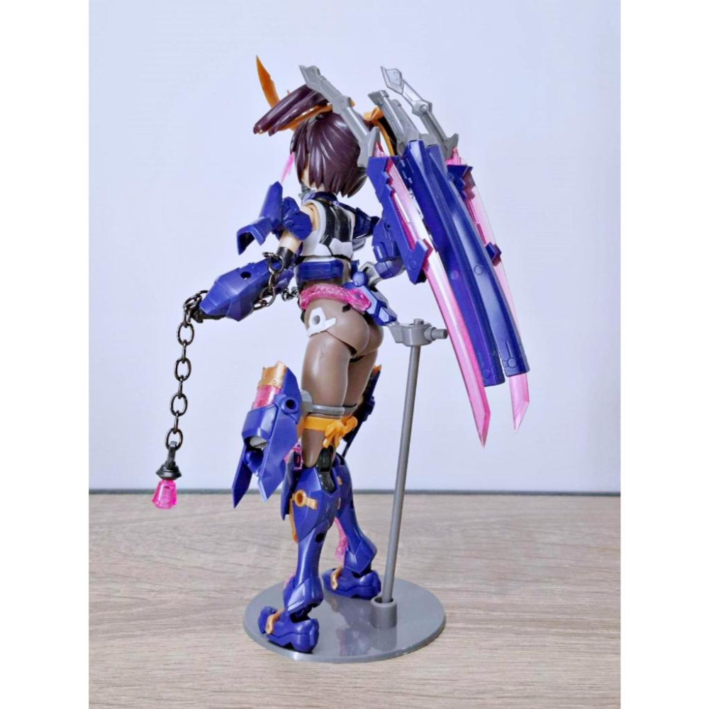 【出清已組模型】 壽屋 FAG 骨裝機娘 綾月 機甲少女 機娘 武士 組裝 模型 素組 1/12 可動 禍月 殺肉-細節圖6