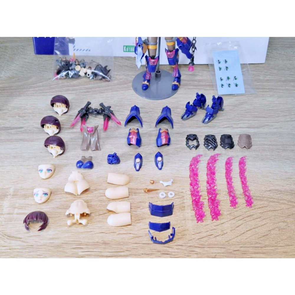 【出清已組模型】 壽屋 FAG 骨裝機娘 綾月 機甲少女 機娘 武士 組裝 模型 素組 1/12 可動 禍月 殺肉-細節圖7