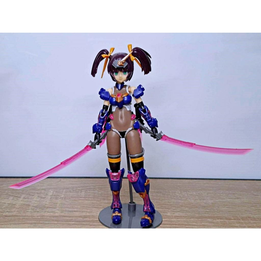 【出清已組模型】 壽屋 FAG 骨裝機娘 綾月 機甲少女 機娘 武士 組裝 模型 素組 1/12 可動 禍月 殺肉-細節圖9