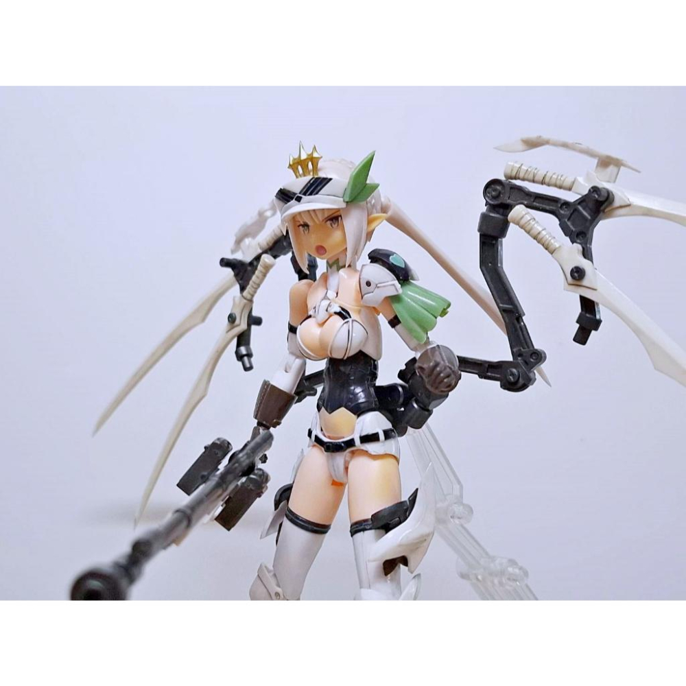 【出清已組模型】 壽屋 女神裝置 武裝神姬 獵兵型 雪絨花 機娘 組裝 模型 素組 1/10 可動 素體 殺肉-細節圖3