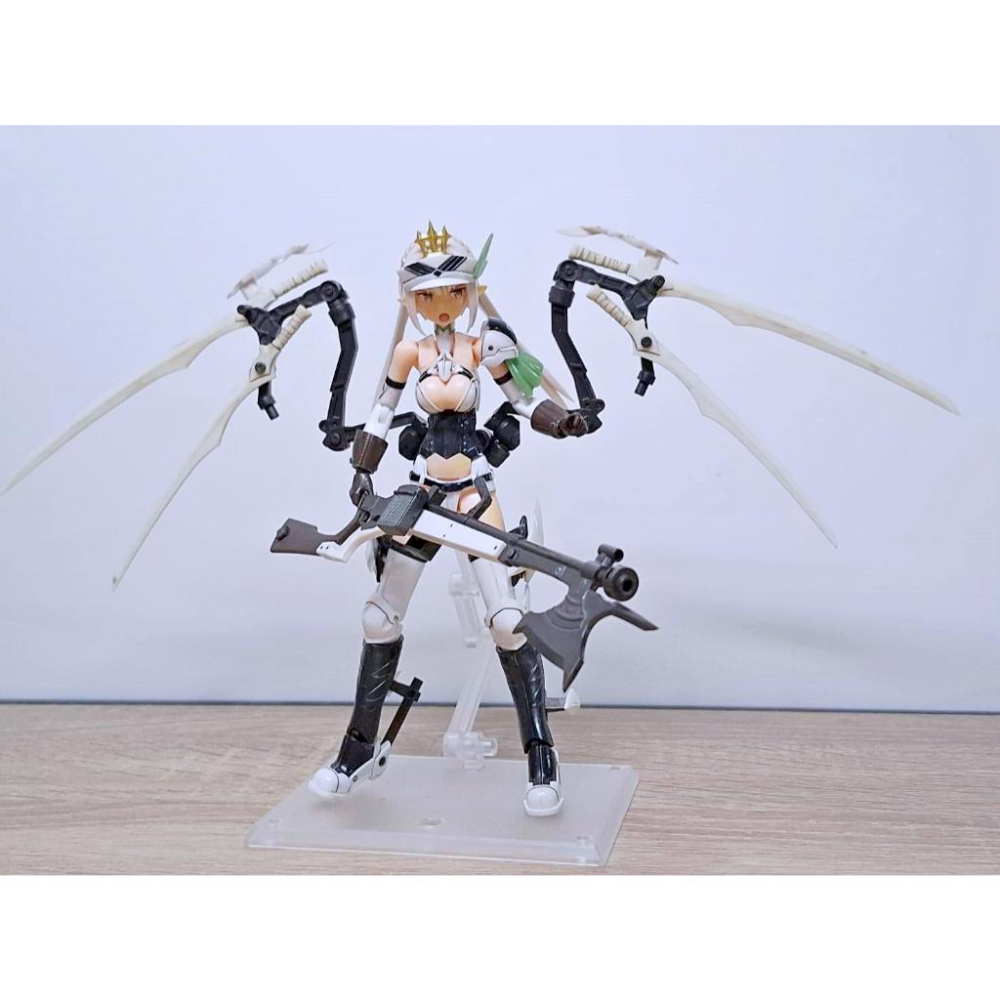 【出清已組模型】 壽屋 女神裝置 武裝神姬 獵兵型 雪絨花 機娘 組裝 模型 素組 1/10 可動 素體 殺肉-細節圖4