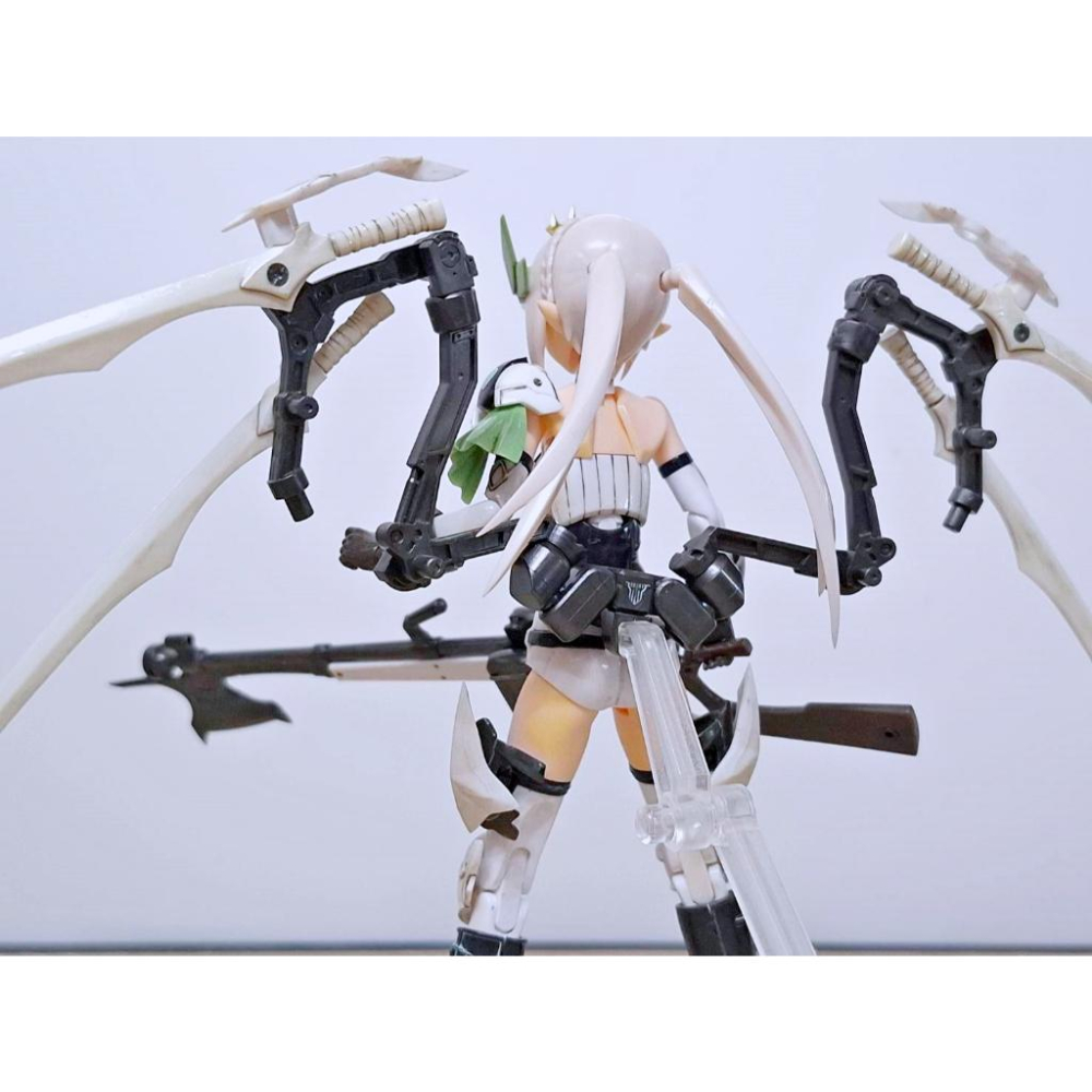 【出清已組模型】 壽屋 女神裝置 武裝神姬 獵兵型 雪絨花 機娘 組裝 模型 素組 1/10 可動 素體 殺肉-細節圖5