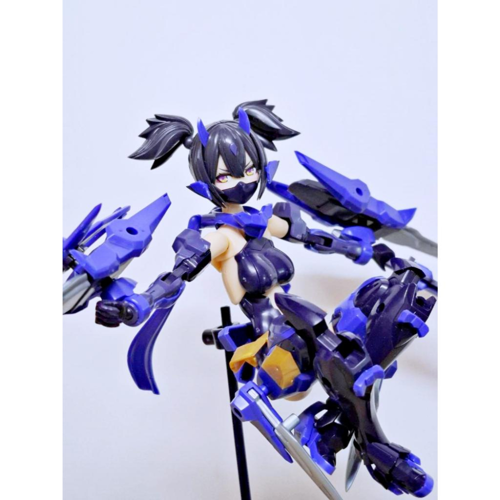 【出清已組模型】 壽屋 女神裝置 朱羅 忍者 影衣 機娘 組裝 模型 素組 完成品 1/12 殺肉-細節圖2