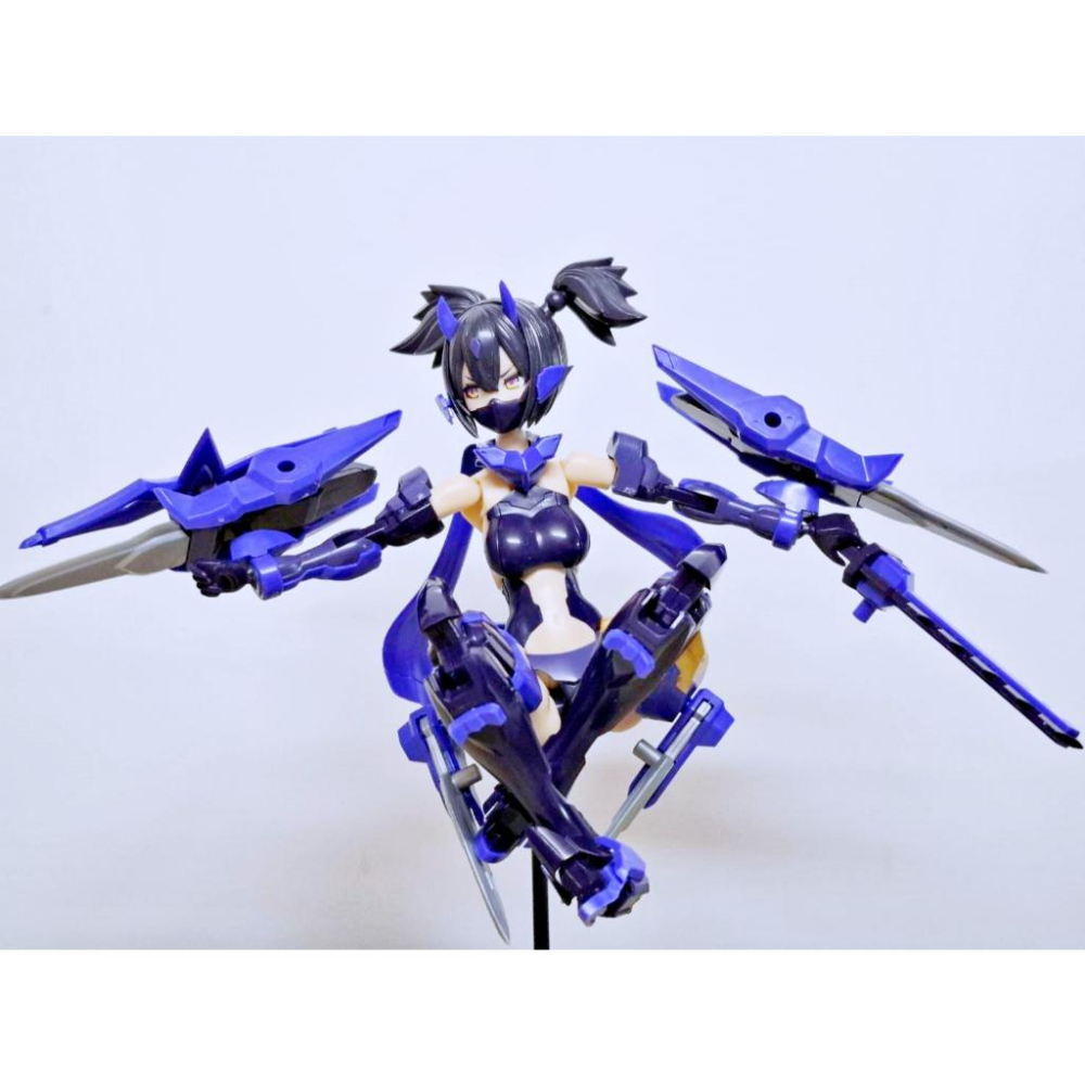 【出清已組模型】 壽屋 女神裝置 朱羅 忍者 影衣 機娘 組裝 模型 素組 完成品 1/12 殺肉-細節圖3