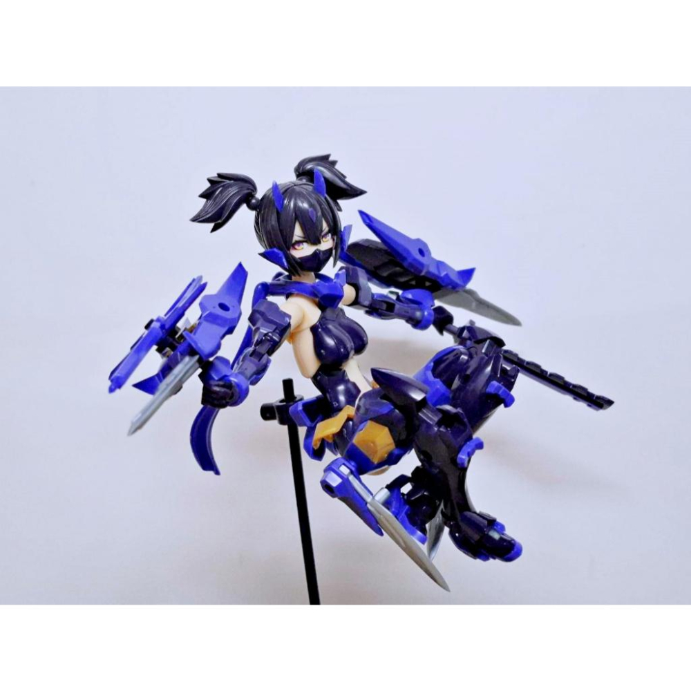 【出清已組模型】 壽屋 女神裝置 朱羅 忍者 影衣 機娘 組裝 模型 素組 完成品 1/12 殺肉-細節圖6