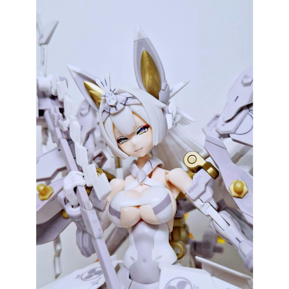 【出清已組模型】 壽屋 女神裝置 朱羅 玉藻前 白面金毛 完成品 九尾 機娘 組裝 模型 1/12 可動-細節圖4