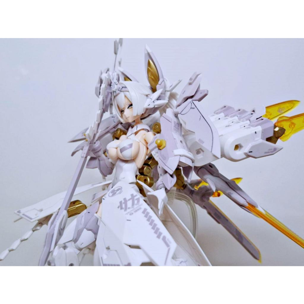 【出清已組模型】 壽屋 女神裝置 朱羅 玉藻前 白面金毛 完成品 九尾 機娘 組裝 模型 1/12 可動-細節圖7