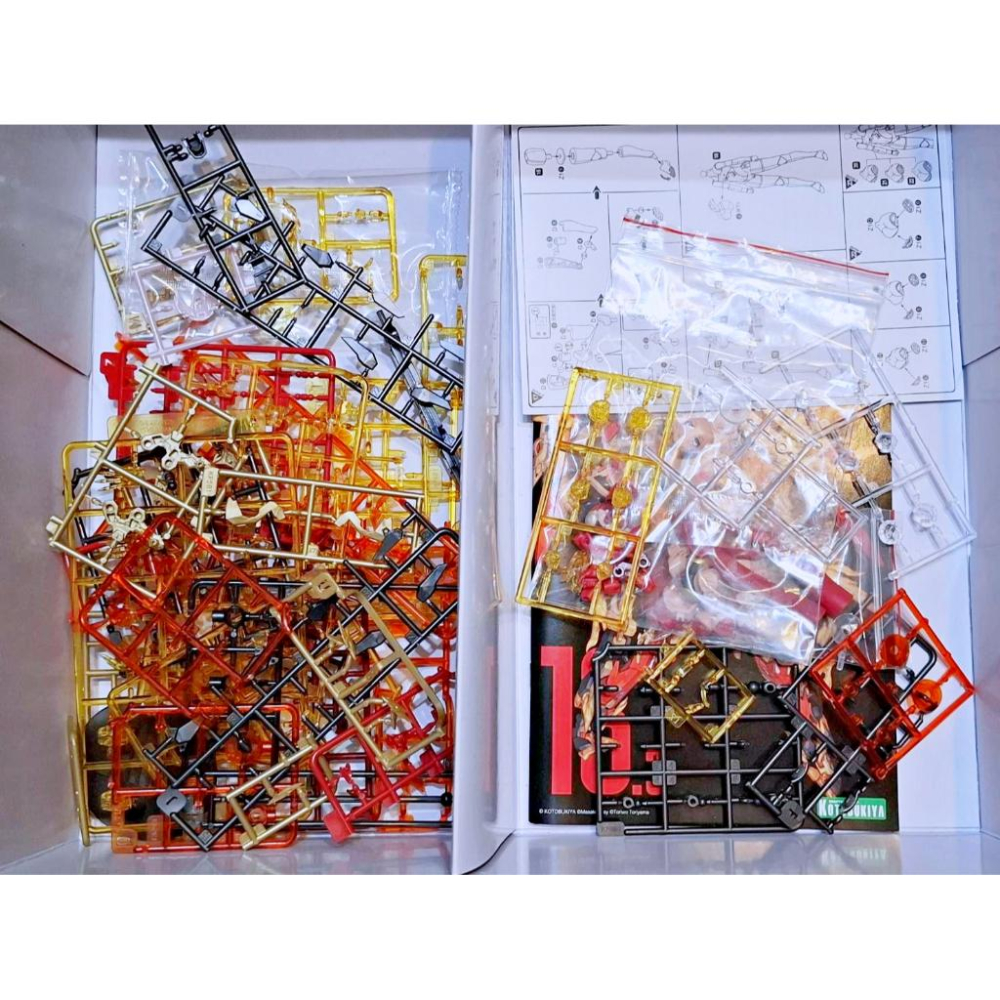 【出清已組模型】 壽屋 女神裝置 皇巫 素戔嗚尊 須佐之男 紅蓮 組裝 完成品 機娘 模型 1/12 可動 雙素體-細節圖8