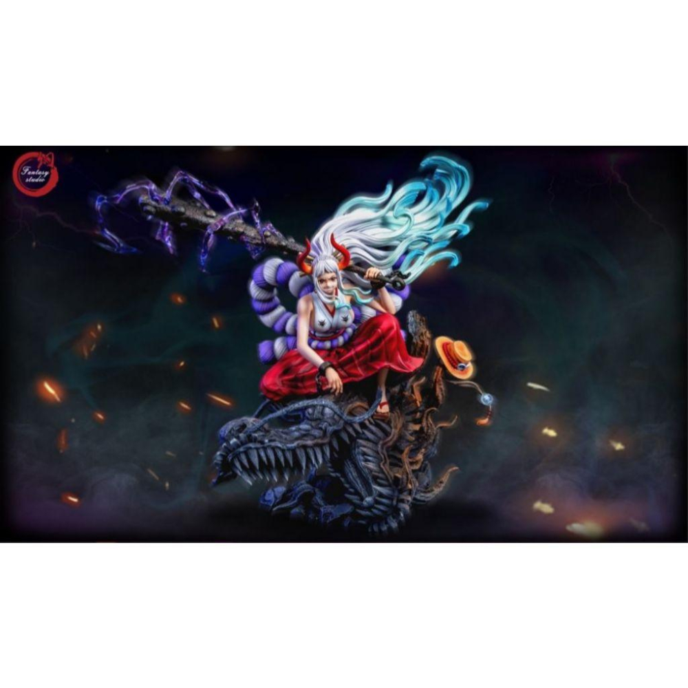 【出清GK雕像】GK 海賊王 Fantasy 幻想屋 工作室 大和 公仔 雕像 POPMAX 比例-細節圖4