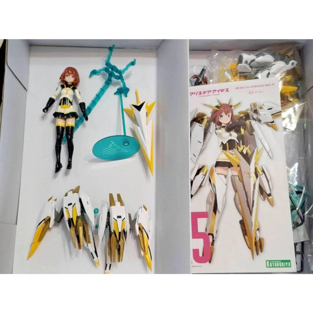 【出清已組模型】 壽屋 AGA 女神裝置 金潟優美 機娘 機甲少女 組裝 模型 素組 殺肉-細節圖3