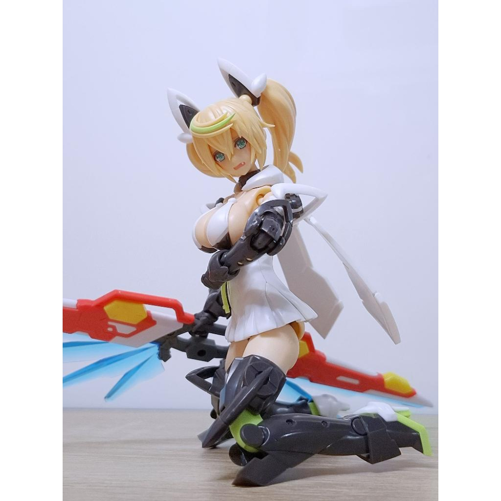 【出清已組模型】 壽屋 夢幻之星 潔涅 純白星Ver. 後期 兔女郎 機娘 組裝 模型 素組 1/12 素體 殺肉 兔子-細節圖4