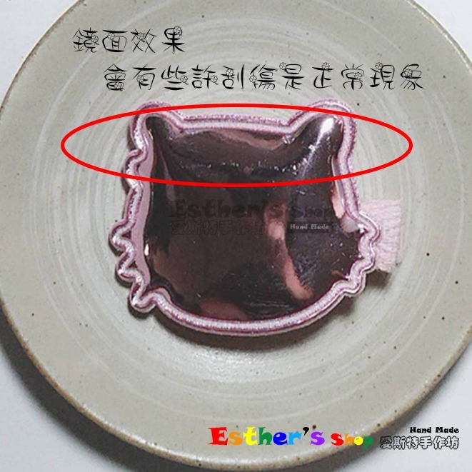 No.528-7-ES《髮夾》KT喵喵邊夾-共1款💕現貨💕手作💕-細節圖4