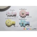 No.525-7-ES《髮夾》小花花系列髮夾-共5款💕台灣現貨💕手作💕-規格圖1