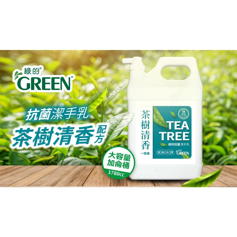 綠的GREEN 抗菌潔手乳加侖桶3800mlx2 (茶樹清香)-細節圖3