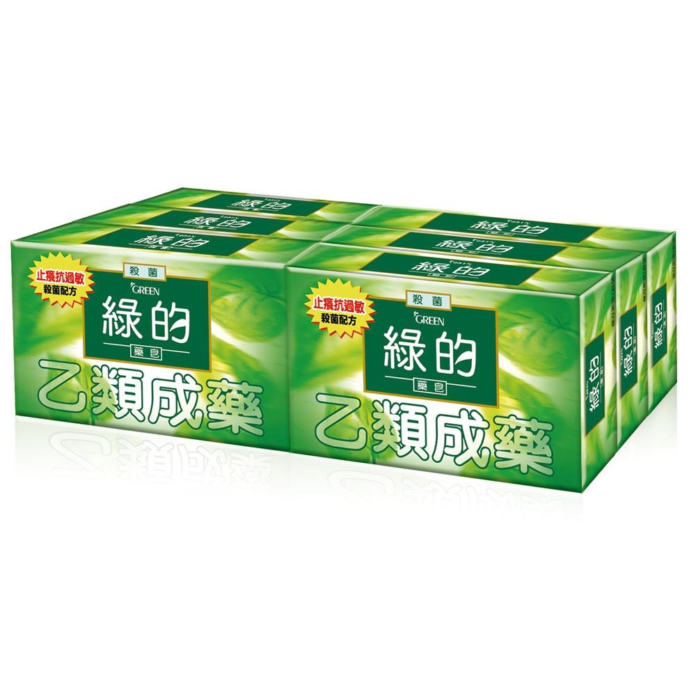 綠的GREEN 藥皂-草本清新味 80gx6入組 (乙類成藥)-細節圖2