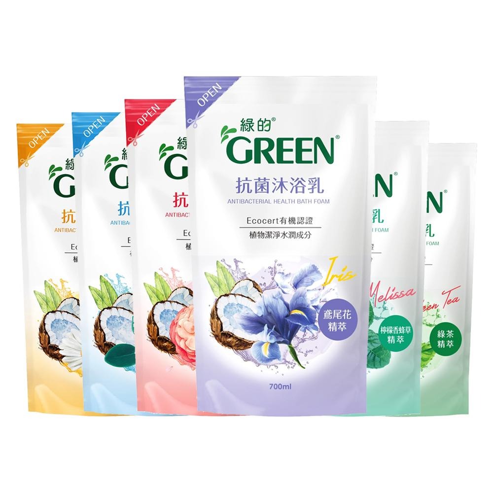 綠的GREEN 抗菌沐浴乳補充包 700ml-細節圖2