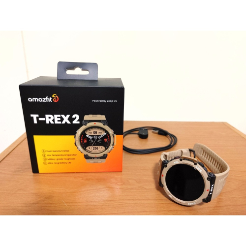 95新 6折內 T-Rex 2軍規認證GPS極地運動健康智慧手錶 原廠公司貨/心率血氧/米動手錶/智能穿戴 華米