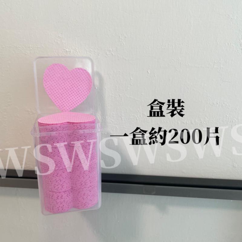 -現貨-愛心清潔棉片 美睫 黑膠 美甲-細節圖2