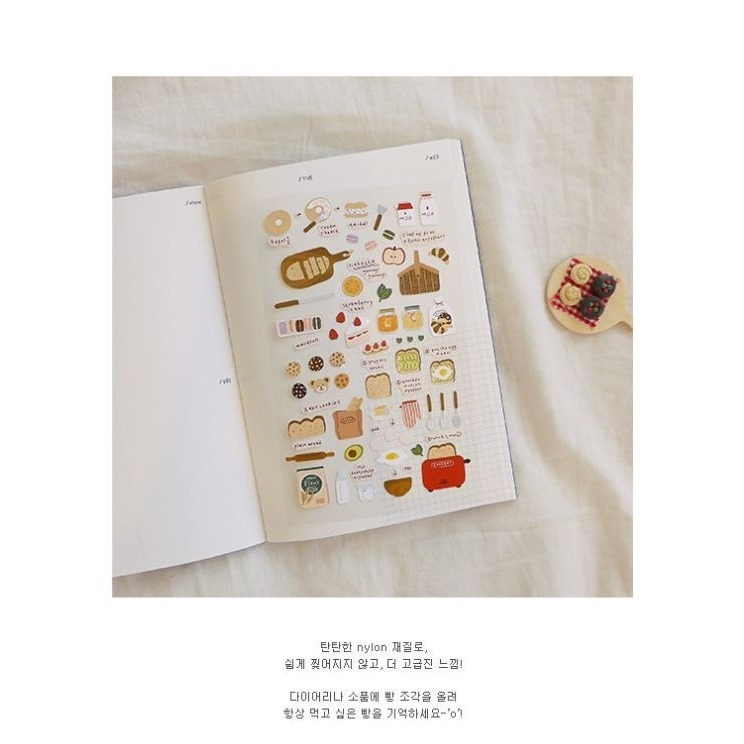 Knock Kncok- 現貨-韓國suatelier貼紙 早餐烘焙手賬素材-細節圖4